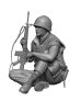 画像3: H3 Models[HS48103]1/48 現用 アメリカ ベトナム戦争のライフルマン 休憩姿勢 (3)