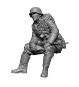 H3 Models[HS48130]1/48 WWII ドイツ 冬季装備の武装親衛隊兵士＃3
