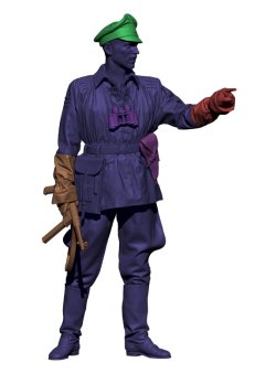 画像4: H3 Models[HS48135]1/48 WWII ドイツ 指揮をとる武装親衛隊指揮官