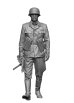画像2: H3 Models[HS48147]1/48 WWII ドイツ 徒歩中の武装親衛隊指揮官 (2)