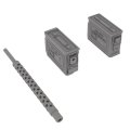 HDMODELS[HDM35227]1/35 M1919A4 late barrels with M1ammo boxes