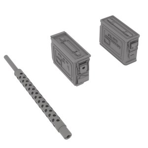 画像1: HDMODELS[HDM35227]1/35 M1919A4 late barrels with M1ammo boxes (1)