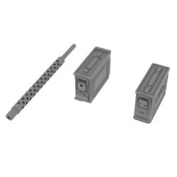 画像2: HDMODELS[HDM35227]1/35 M1919A4 late barrels with M1ammo boxes