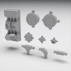 画像2: HDMODELS[HDM35020]1/35　Industrial Electrical System