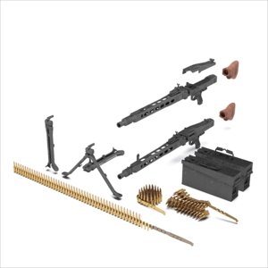 画像1: HDMODELS[HDM35034]1/35 WWII ドイツ MG42機関銃 後期型(2個入) (1)