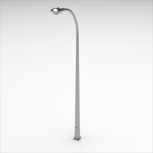 画像1: HDMODELS[HDM35039]1/35　Modern single street light pole short (1)