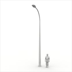 画像2: HDMODELS[HDM35039]1/35　Modern single street light pole short