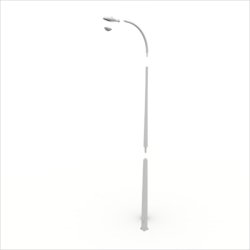 画像4: HDMODELS[HDM35039]1/35　Modern single street light pole short