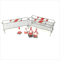 画像2: HDMODELS[HDM35047]1/35　Metal barrier (3pcs) & road cones (8pcs)