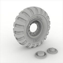 画像4: HDMODELS[HDM35056]1/35　Scammell Pioneer tires Mud&snow (4pcs)