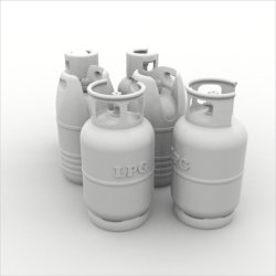 画像2: HDMODELS[HDM35084]1/35　gas cylinder (6pcs)