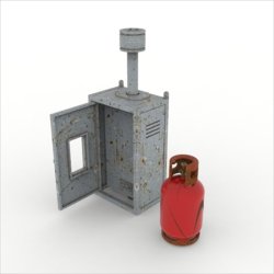 画像2: HDMODELS[HDM35085]1/35　central Heating with gas cylinder