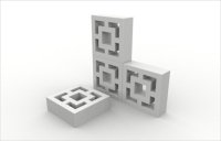 HDMODELS[HDM35088]1/35　balcony concrete blocks type 3