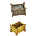 HDMODELS[HDM35095]1/35　mixed metal box  pallet (1x steel, 1x wire)
