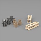 HDMODELS[HDM35100]1/35　German 105 mm Wooden cases