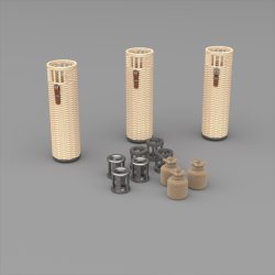 画像1: HDMODELS[HDM35101]1/35　German 150 mm Empty Vickers baskets with metal bottom