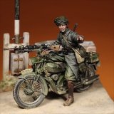 HDMODELS[HDM35120]1/35 WWII イタリア モトグッツィ アルチェ500 オートバイ兵付
