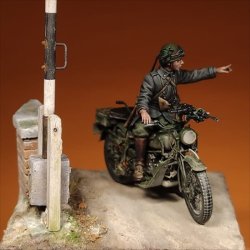 画像3: HDMODELS[HDM35120]1/35 WWII イタリア モトグッツィ アルチェ500 オートバイ兵付