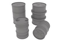 HDMODELS[HDM35146]1/35　luftwaffe fuel drums