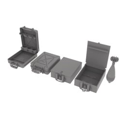 画像2: HDMODELS[HDM35148]1/35　german 8cm mortar metal and wooden boxes