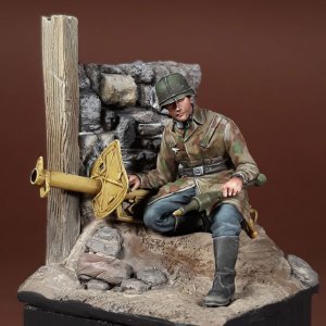 画像1: HDMODELS[HDM35157]1/35 WWII ドイツ 空軍野戦師団兵＃2 パンツァーシュレック助手 (1)