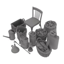 画像2: HDMODELS[HDM35164]1/35 WWII ジオラマアクセサリー イタリア農家アクセサリーセット Vol.1