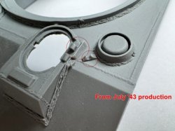 画像3: HDMODELS[HDM35176]1/35 WWII アメリカ M4A2シャーマン用 フィッシャー製溶接上部車体(初期/後期) コンバージョンセット