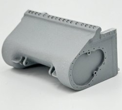 画像1: HDMODELS[HDM35177]1/35 WWII アメリカ M4シャーマン用 E4186型変速機カバー 初期型(鋳造製/段付き アスカモデル用)