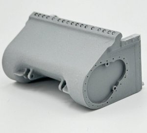 画像1: HDMODELS[HDM35177]1/35 WWII アメリカ M4シャーマン用 E4186型変速機カバー 初期型(鋳造製/段付き アスカモデル用) (1)