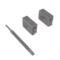 画像1: HDMODELS[HDM35226]1/35 M1919A4 early barrels with M1 ammo boxes