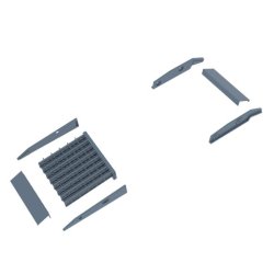 画像2: HDMODELS[HDM35238]1/35 WWII アメリカ M2トレッドウェイ 鉄製仮設橋用 スロープ