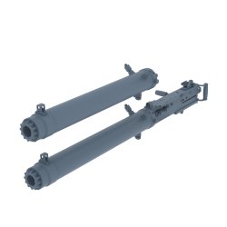 画像4: HDMODELS[HDM35281]1/35 WWII アメリカ M2重機関銃 水冷式銃身(2本入)