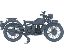 画像3: HDMODELS[HDM35291]1/35 WWII イタリア PAI モトグッチAlce 500 軍用オートバイ