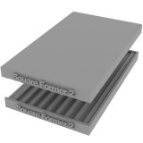 HDMODELS[HDMT004]Template Corrugate Panels Square Former 2