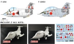 画像2: フリーダムモデルキット[FRE162703]コンパクトシリーズ：F-104J & F-104DJ