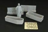 Hauler[HLF48006]1/48牧師と棺桶