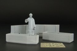 画像2: Hauler[HLF48006]1/48牧師と棺桶