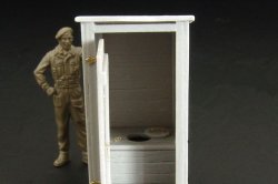 画像2: Hauler[HLF48015]1/48野外トイレ