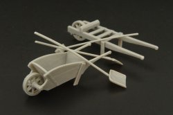 画像1: Hauler[HLF48017]1/48手押し車セット