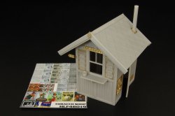 画像2: Hauler[HLF48019]1/48タバコ/新聞販売店 フルキット