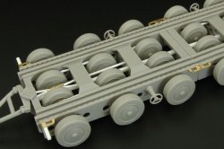 画像1: Hauler[HLS48016]1/48WWII独 クレマイヤー80トントレーラー フルキット