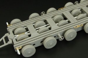 画像1: Hauler[HLS48016]1/48WWII独 クレマイヤー80トントレーラー フルキット (1)