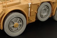 Hauler[HLU35046]1/35WWII伊 アウトブリンダ AB41/43ホイールセット(イタレリ用)
