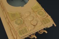 Hauler[HLX48139]1/48WWII独 ティーガーIIヘンシェル砲塔 グリルメッシュセット(タミヤ用)