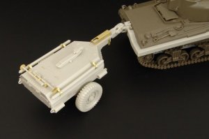 画像1: Hauler[HLX48166]1/48WWII米 M4クロコダイル(火炎放射器戦車)改造セット(トレーラー付き) (1)