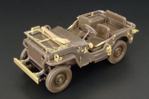 画像1: Hauler[HLX48191]1/48WWII米 ジープ エッチング基本セット(ハセガワ用) (1)