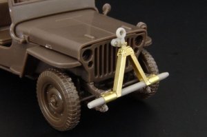 画像1: Hauler[HLX48193]1/48WWII米 ジープ 牽引ブラケット(ハセガワ用) (1)