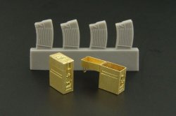 画像1: Hauler[HLX48205]1/48WWII独 2cmFlaK弾倉&弾薬箱セット(タミヤ用)
