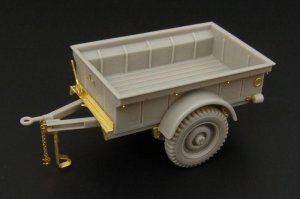 画像1: Hauler[HLX48225]1/48WWII米 ジープ用トレーラー フルレジンキット (1)