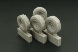 画像2: Hauler[HLX48301]1/48現用米 ハンヴィー アグレッシブパターンホイールセット(タミヤ用)
